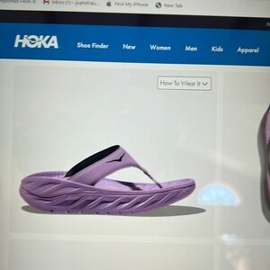 HOKA SANDAL.  RECOVERY FLIP.